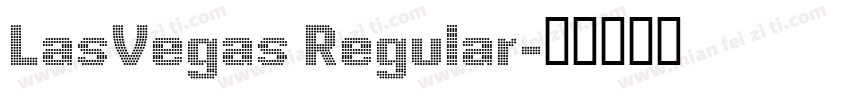 LasVegas Regular字体转换